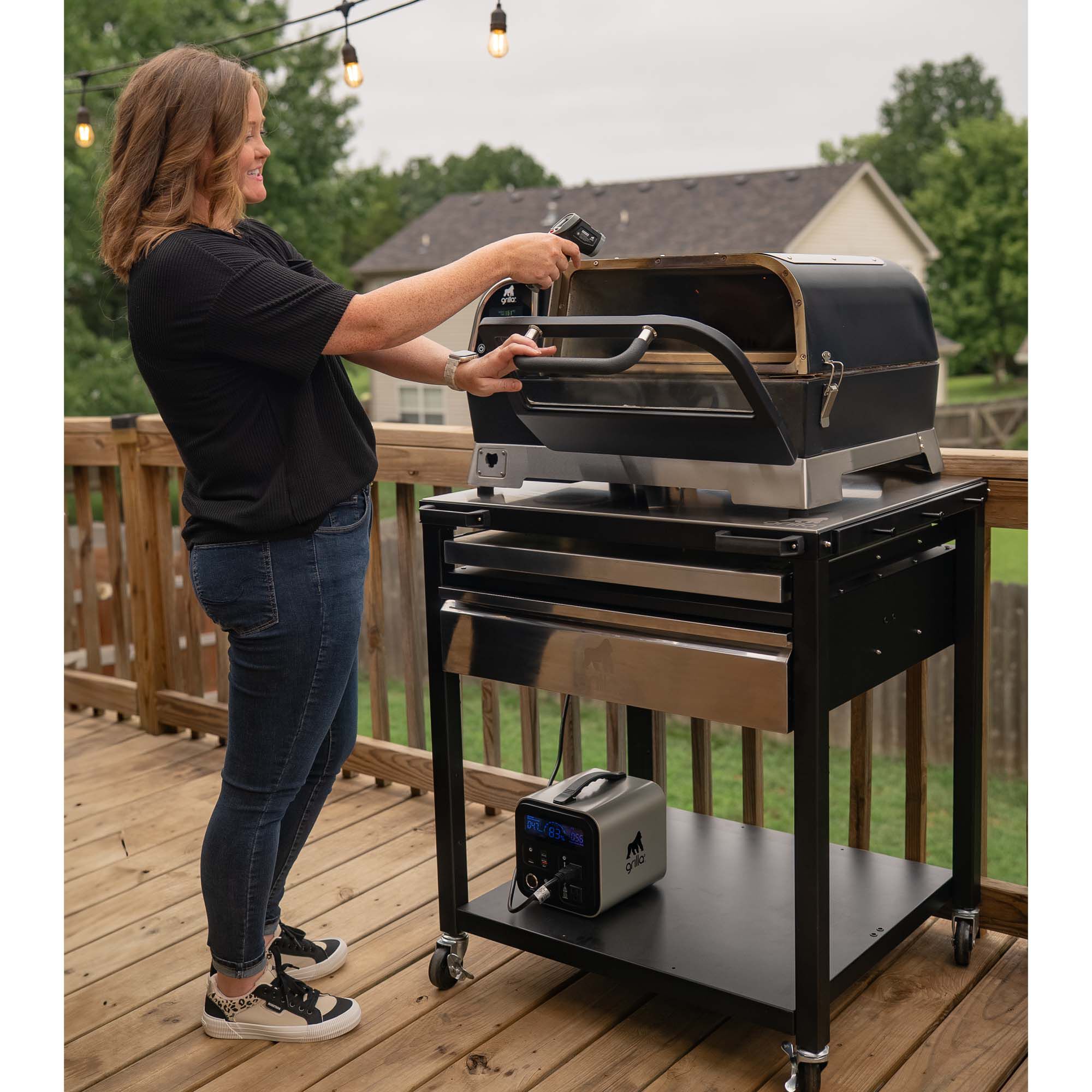 Outdoor Cooking Prep Cart