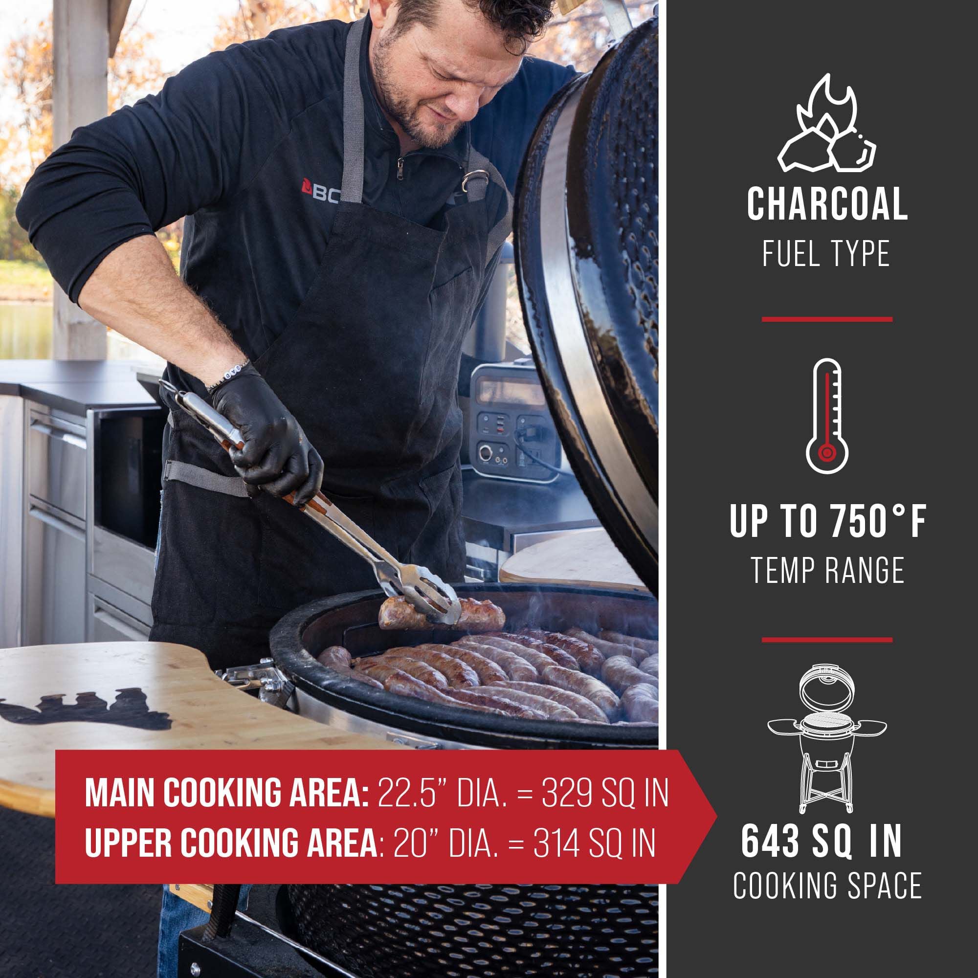 Kong Ceramic Kamado Grill
