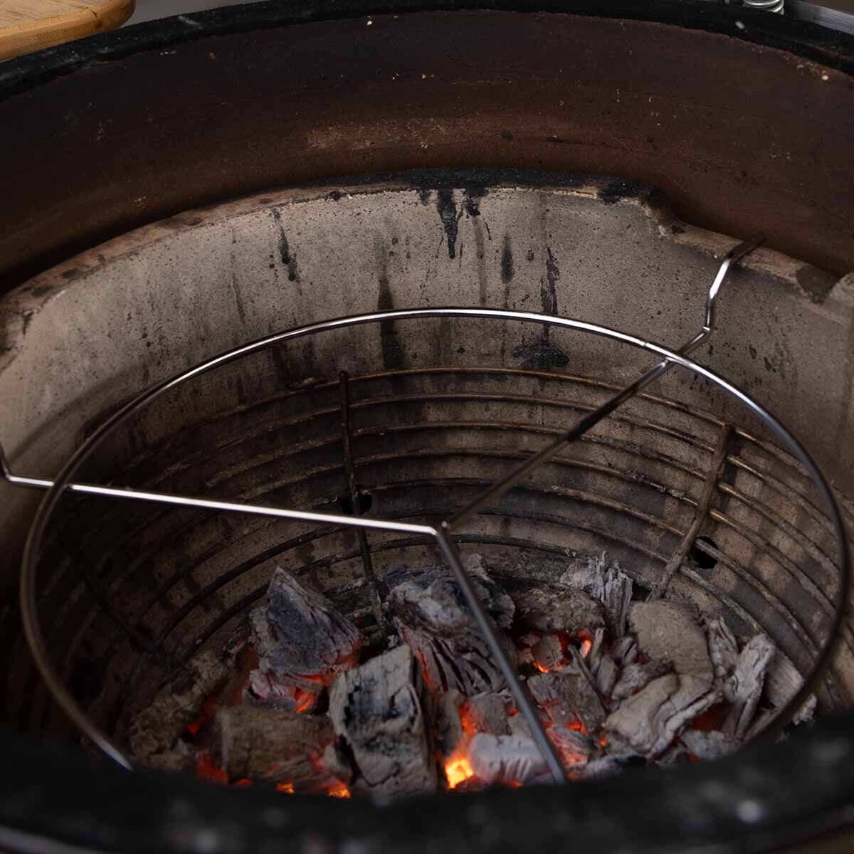 Split Diffuser for Ceramic Kamado Grills
