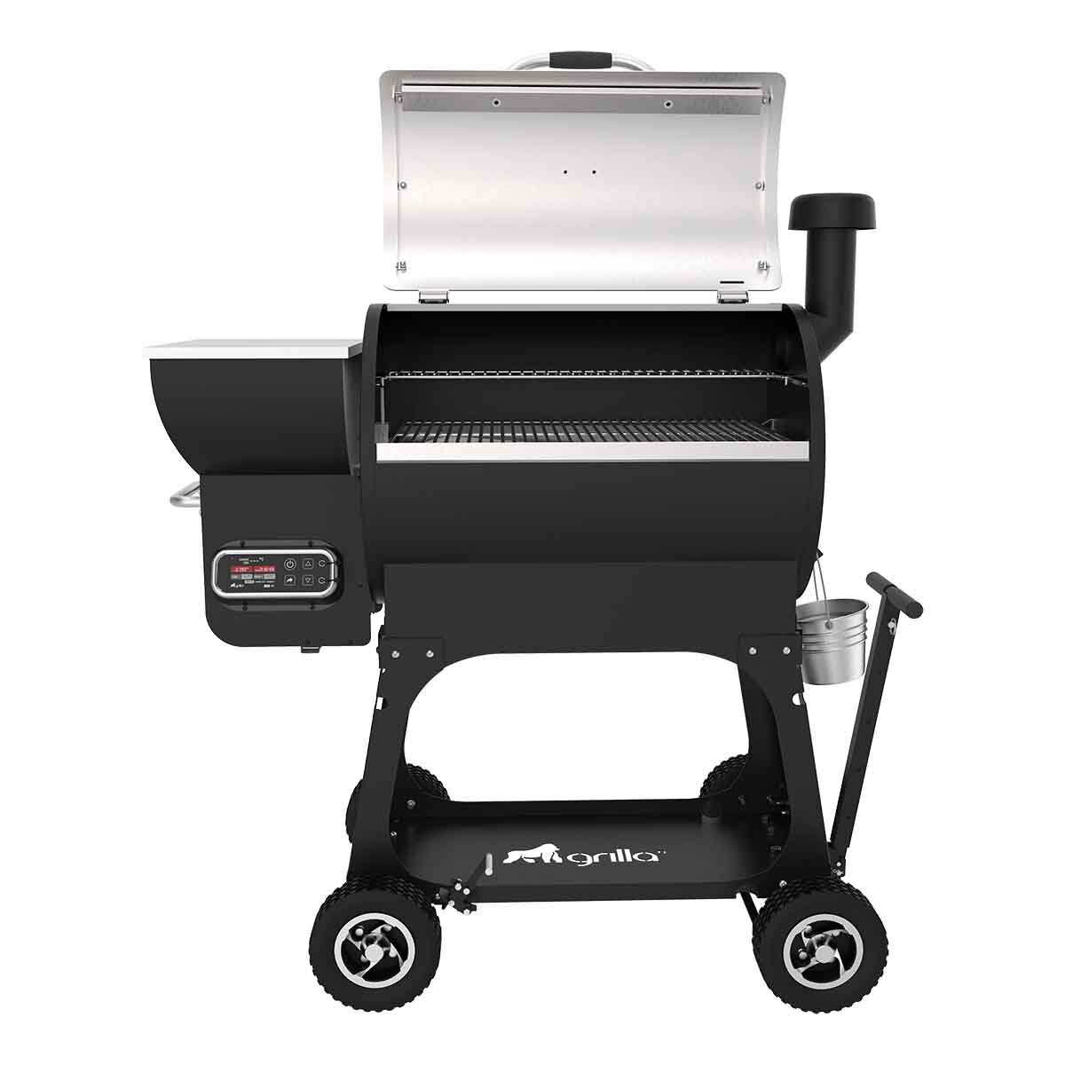 Silverbac® 2.0 Wood Pellet Grill with All-Terrain Cart