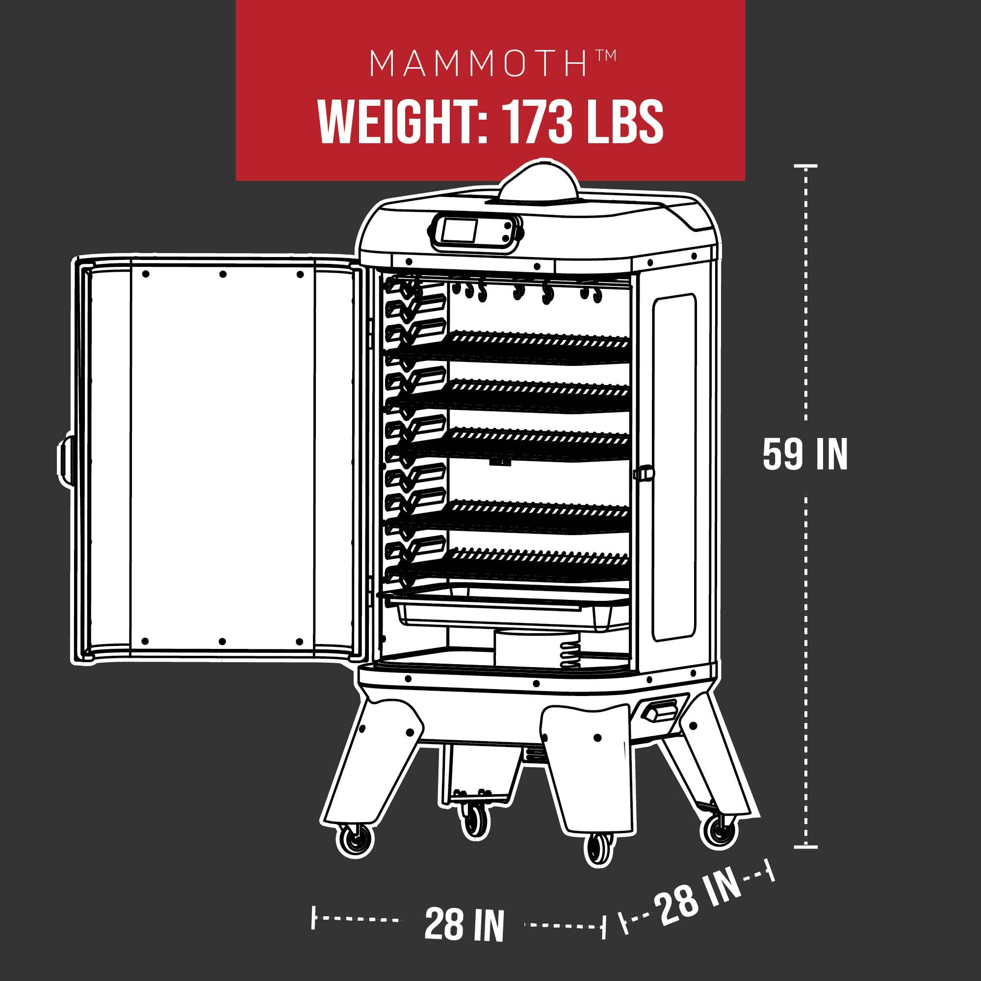 Mammoth Vertical Pellet Smoker