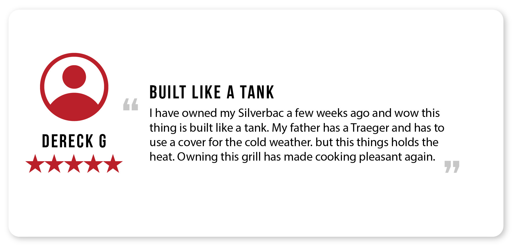 Built Like a Tank Testimonial