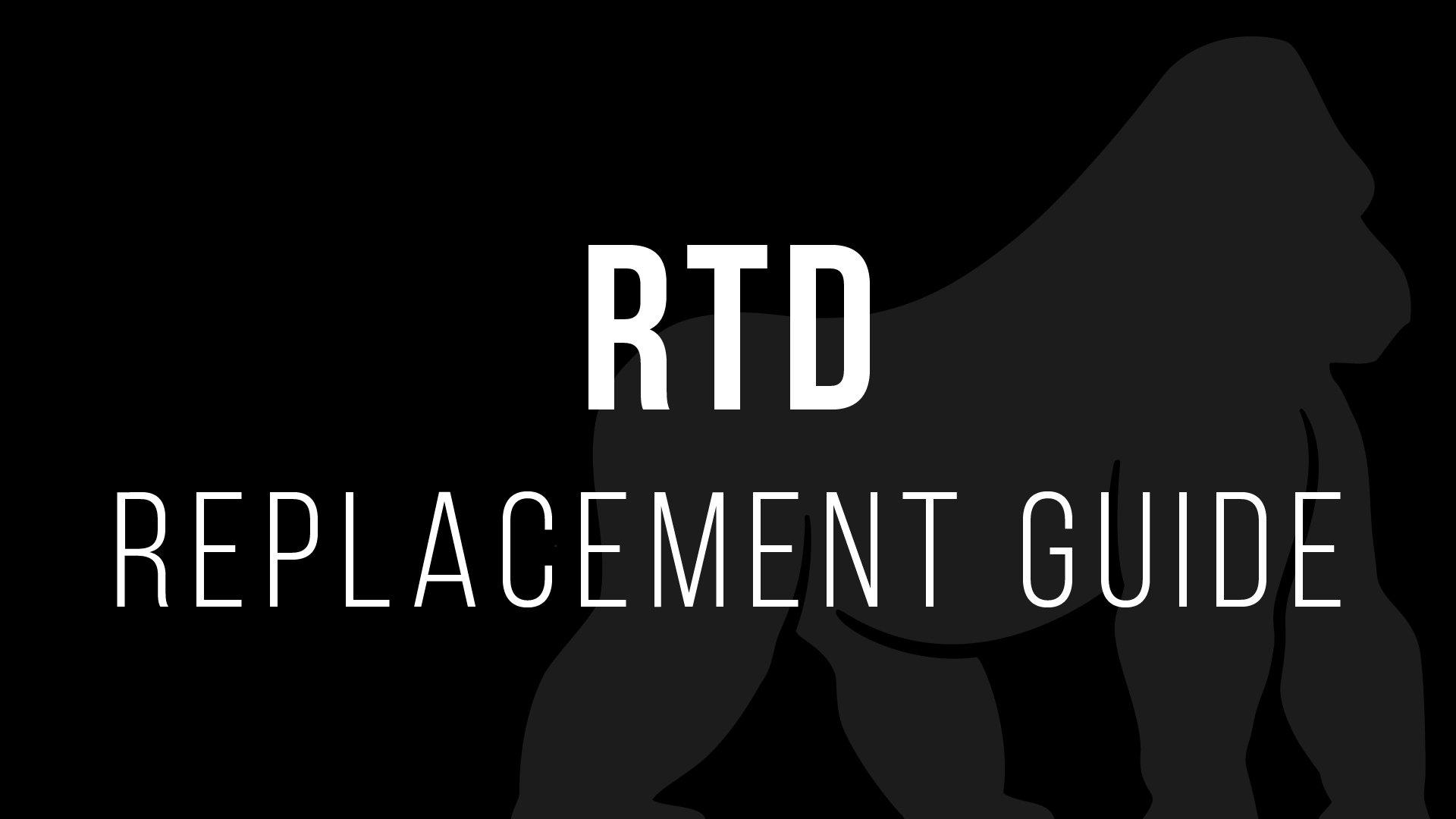 RTD Replacement Guide
