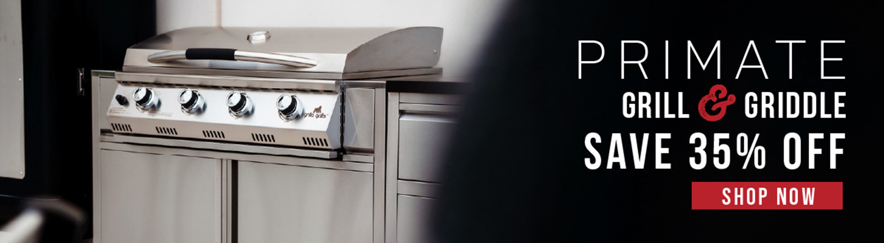 Save 35% On the Primate Gas Grill & Griddle
