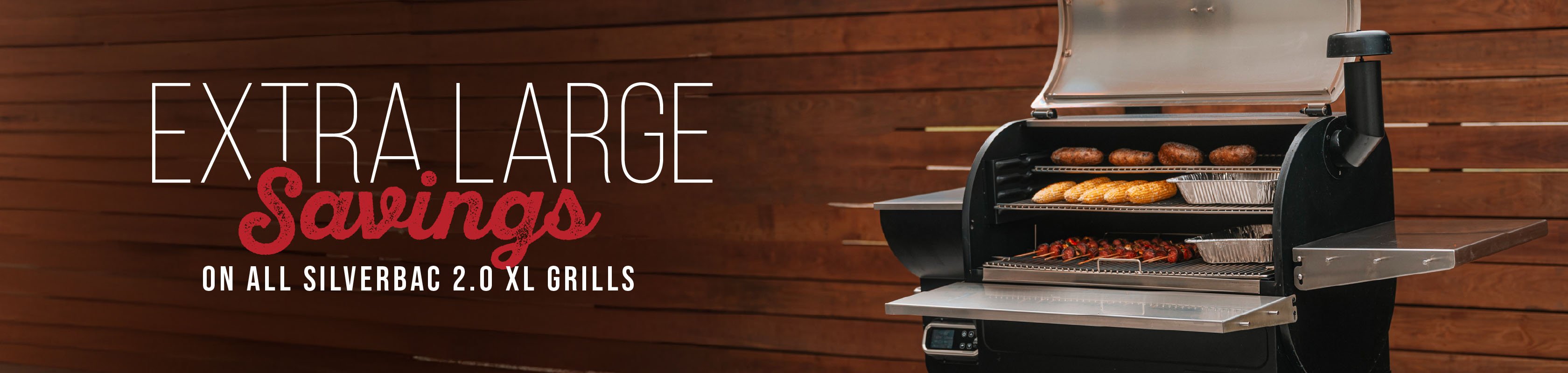 25% Off All Silverbac 2.0 XL Grills
