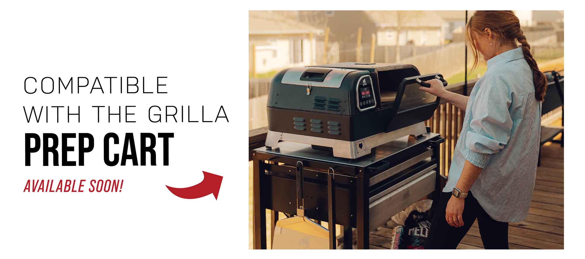 Compatible with Grilla Prep Cart