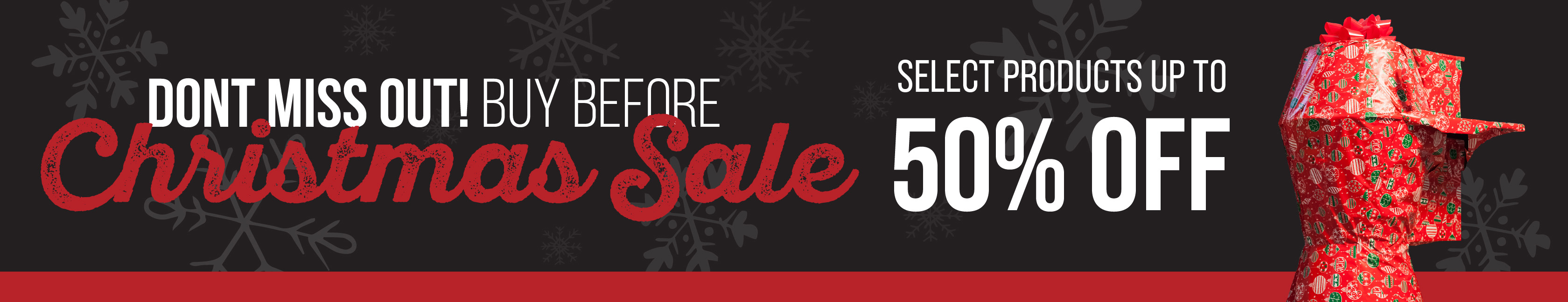 Buy Before Christmas Sale Up To 50% OFF