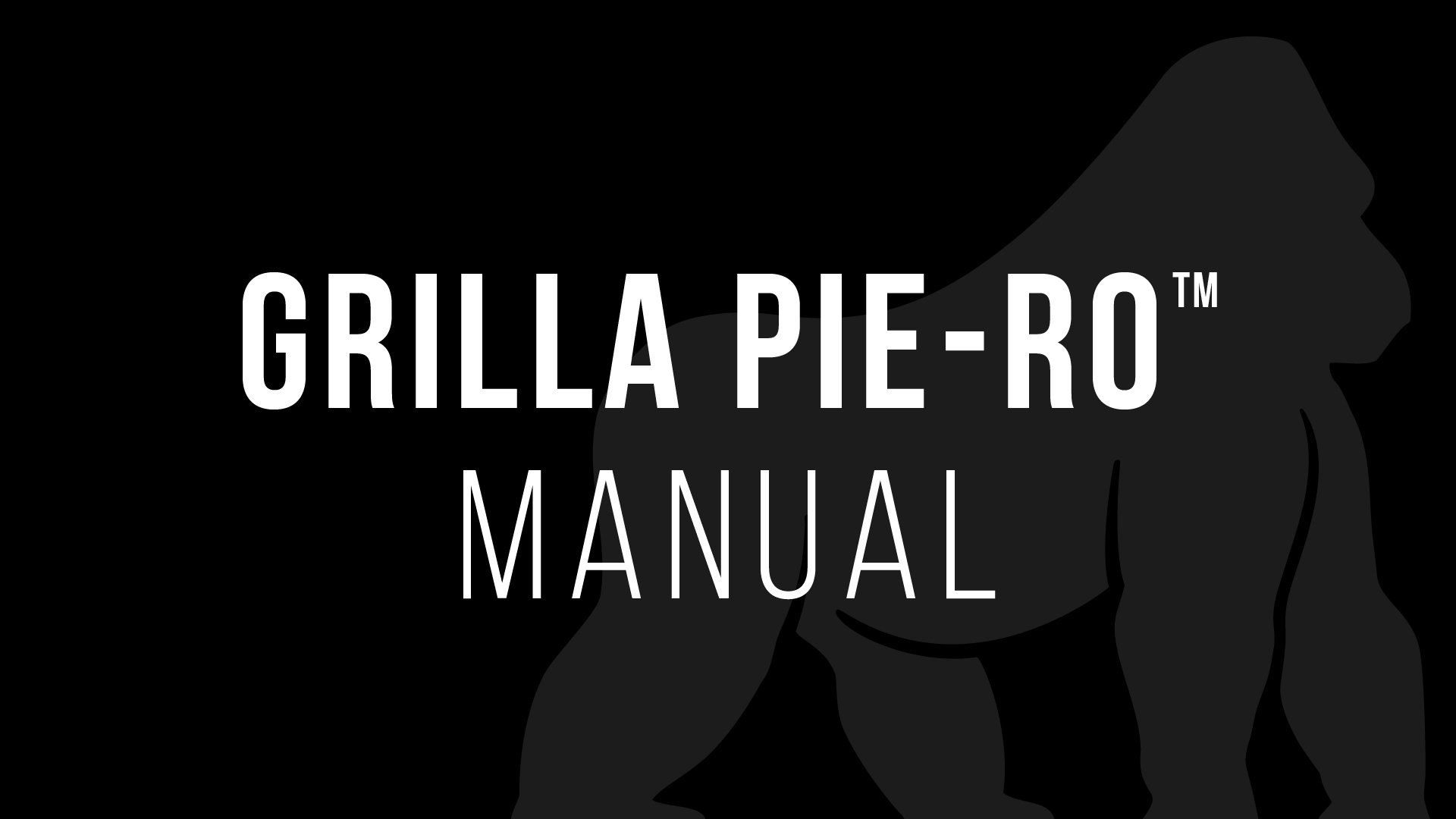 Pie-Ro Manual