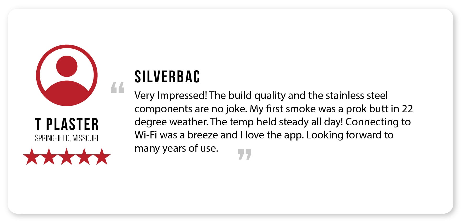Silverbac Testimonial