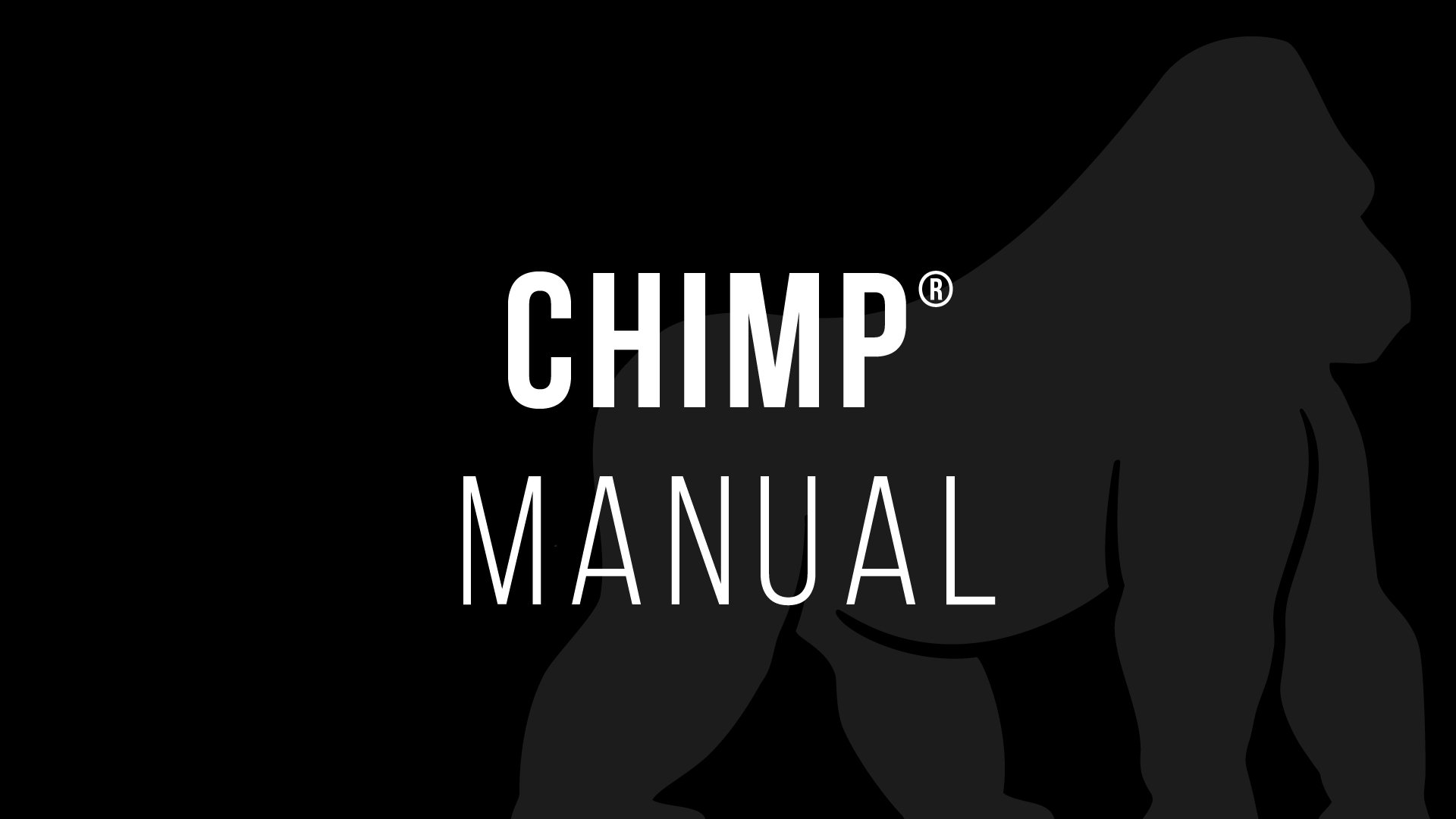 Chimp Manual