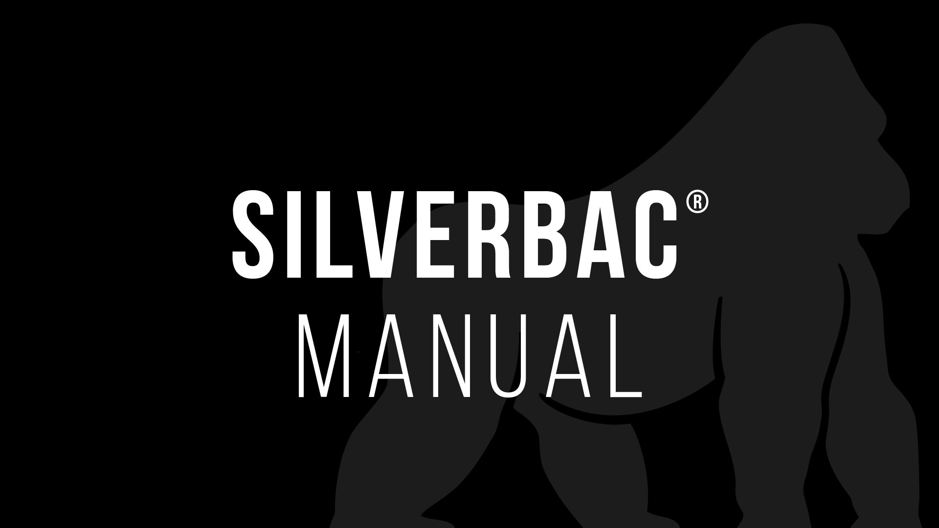 Silverbac 1.0 Manual