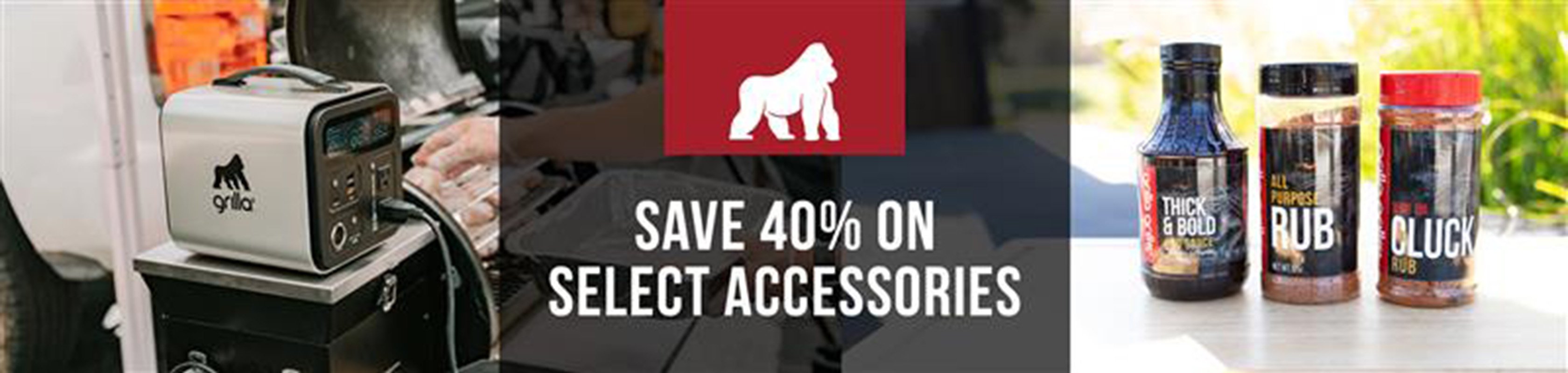40% Off Select Accessories