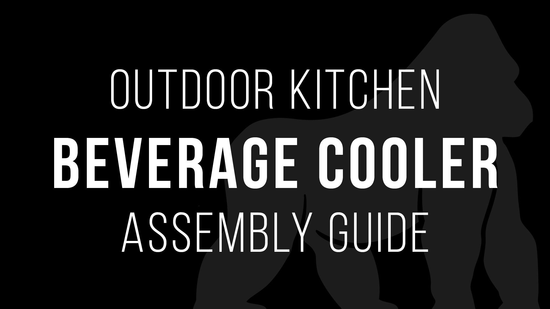 Beverage Cooler Assembly Guide