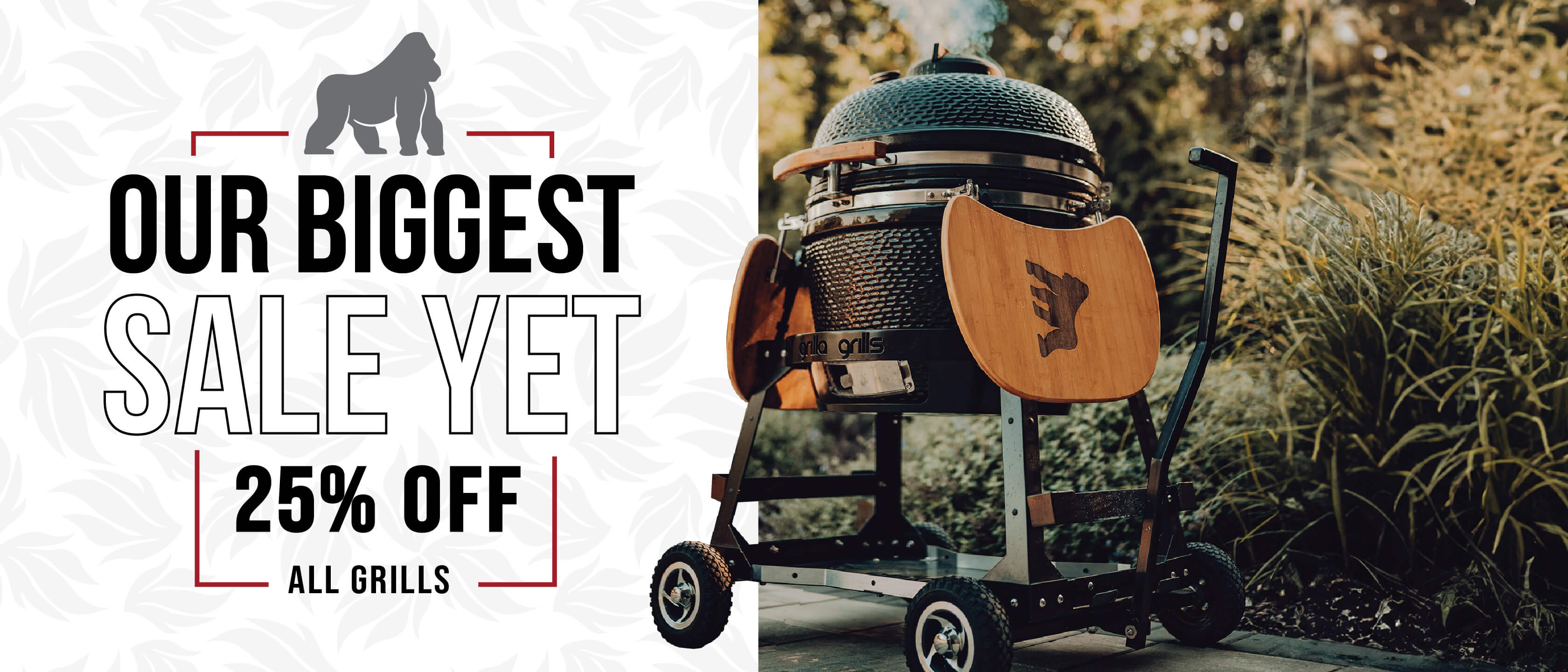 Our Biggest Sale Yet! 25% off all grills 