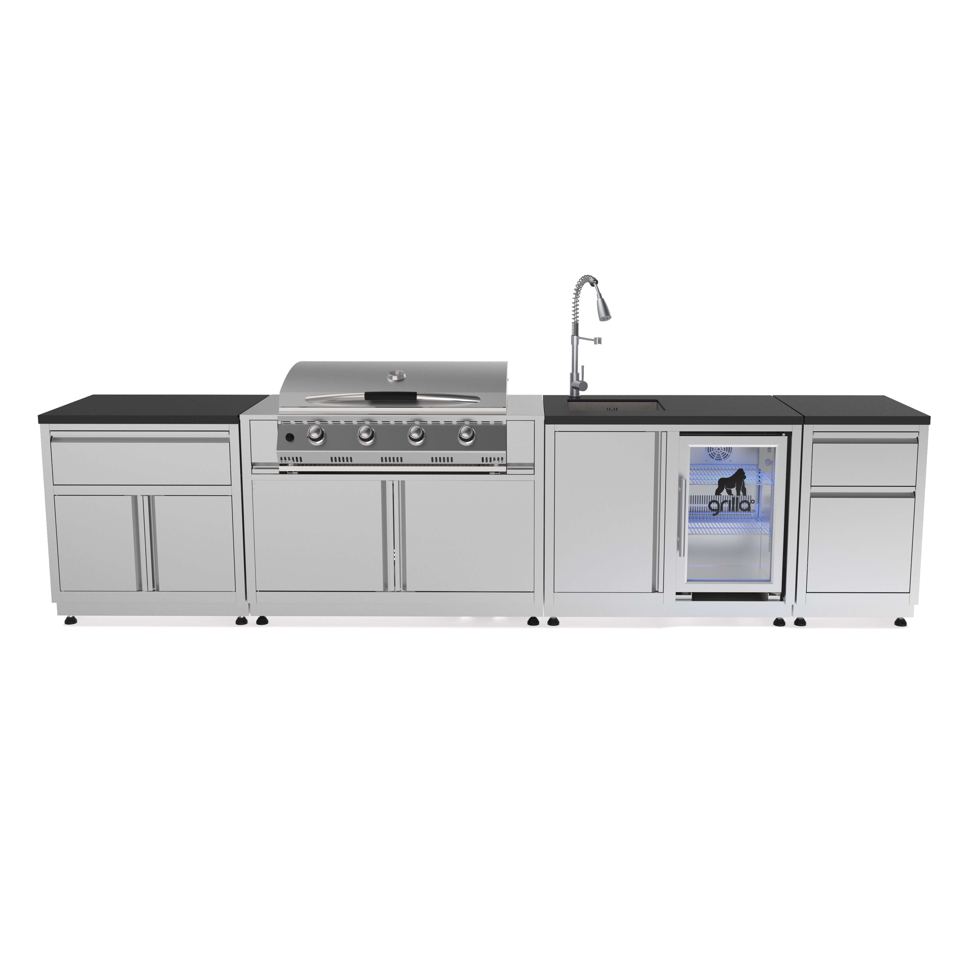 Primate 4-Piece Outdoor Kitchen