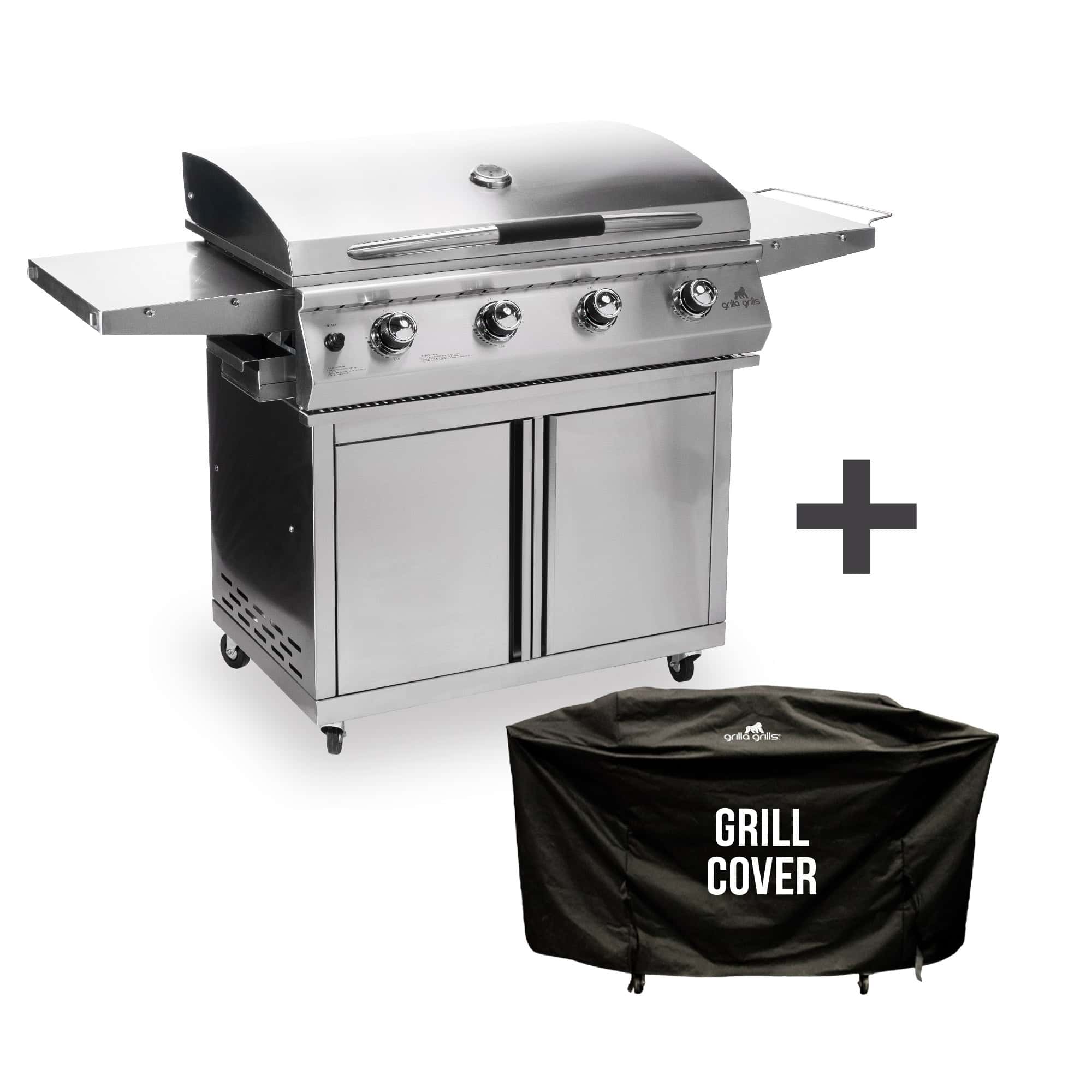 Primate Gas Grill and Griddle + Cover Bundle