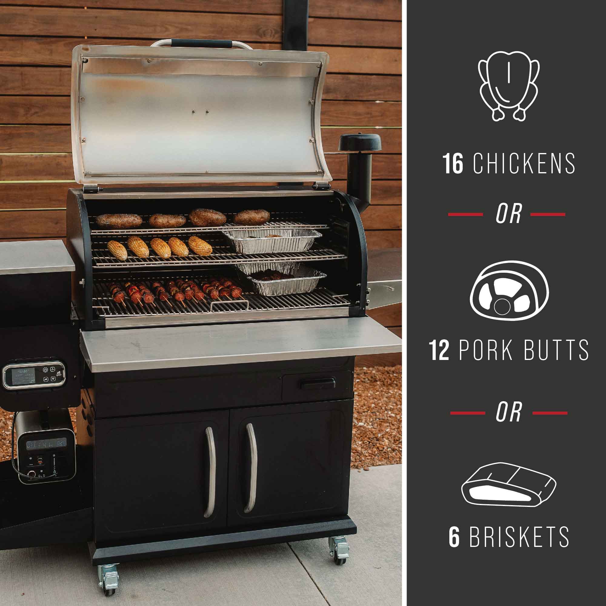 Features 3 - Silverbac® 2.0 XL Wood Pellet Grill