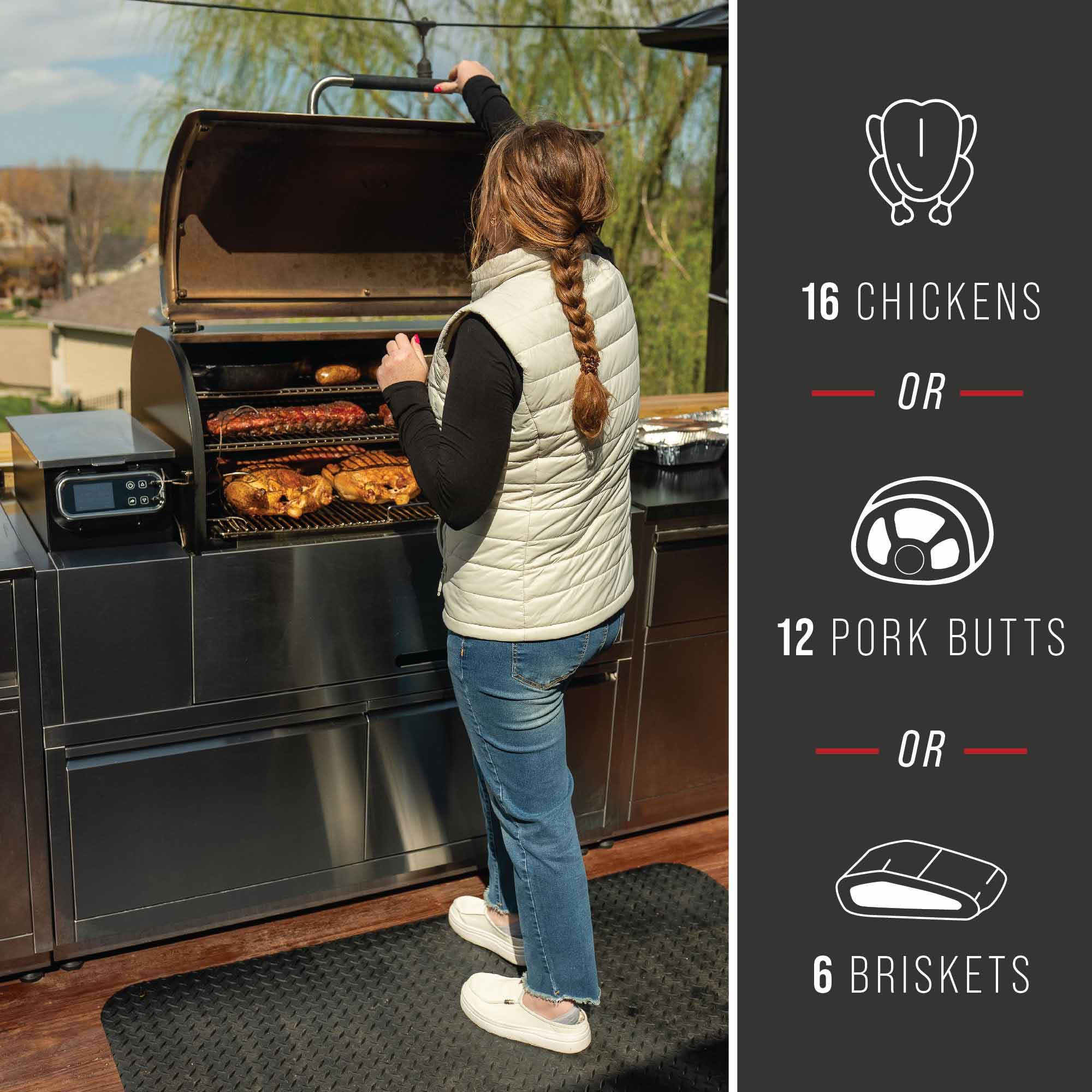 Features 3 - Silverbac® 2.0 XL Wood Pellet Grill Built-In