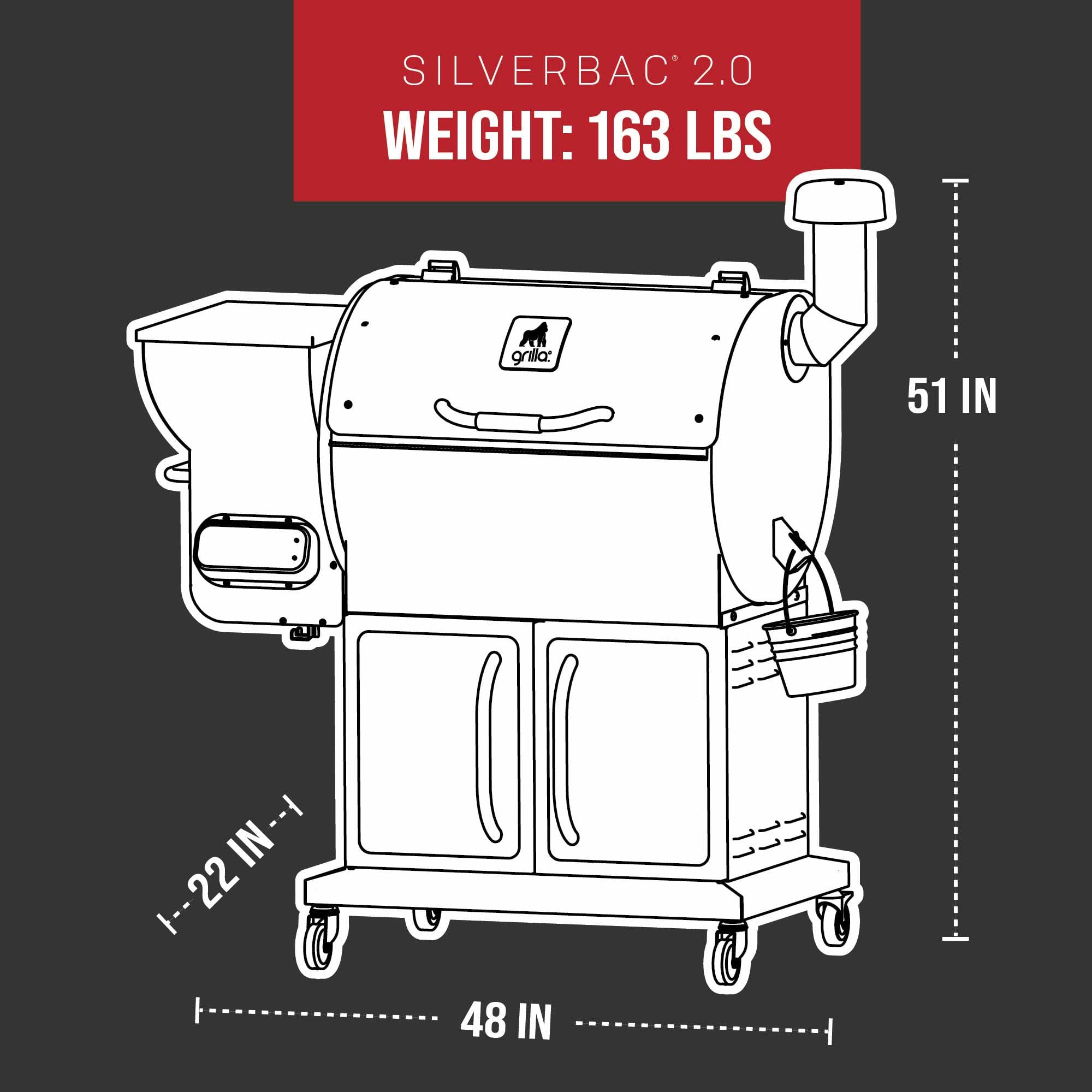 Features 1 - Silverbac® 2.0 Wood Pellet Grill