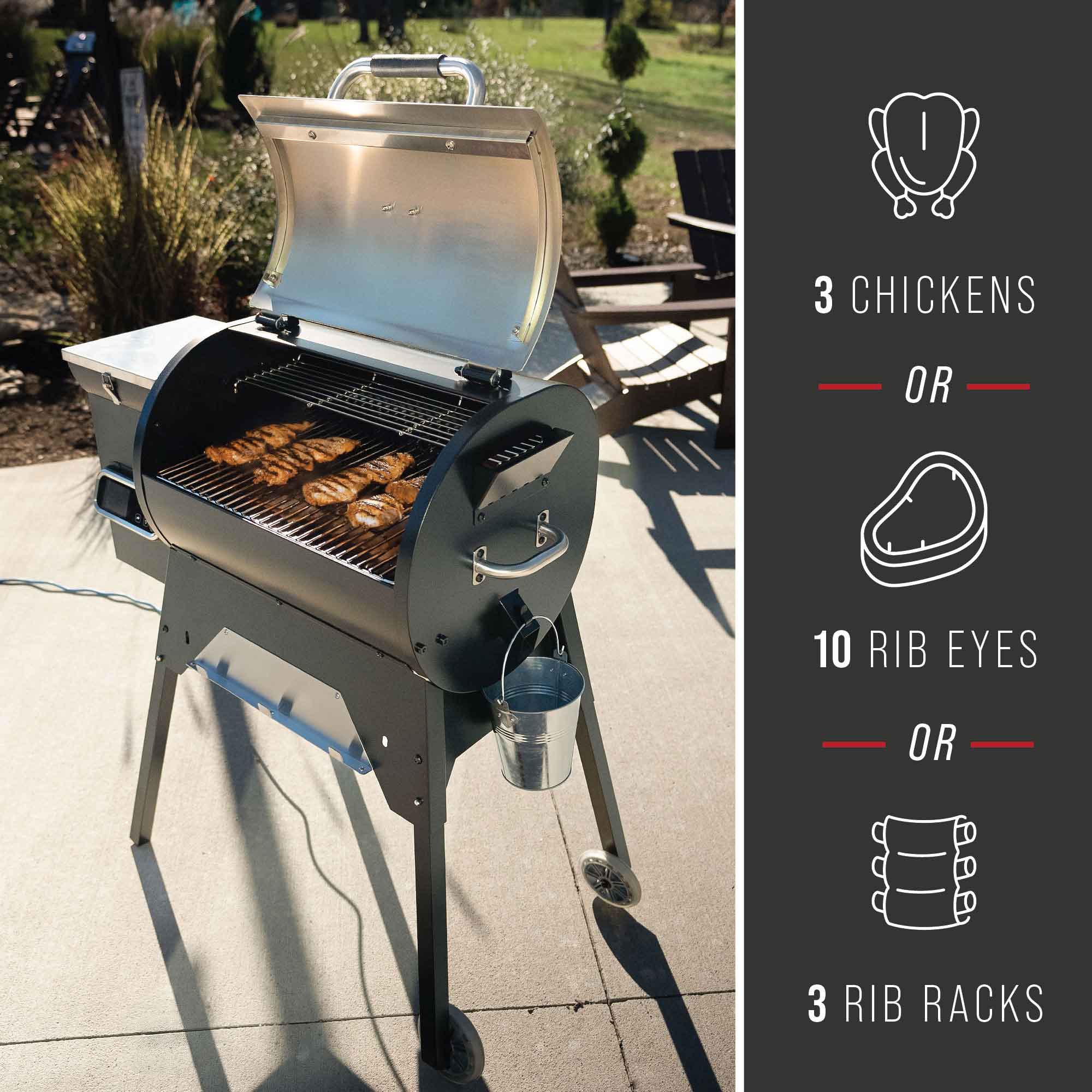 Features 3 - Chimp™ 2.0 Tailgater Wood Pellet Grill