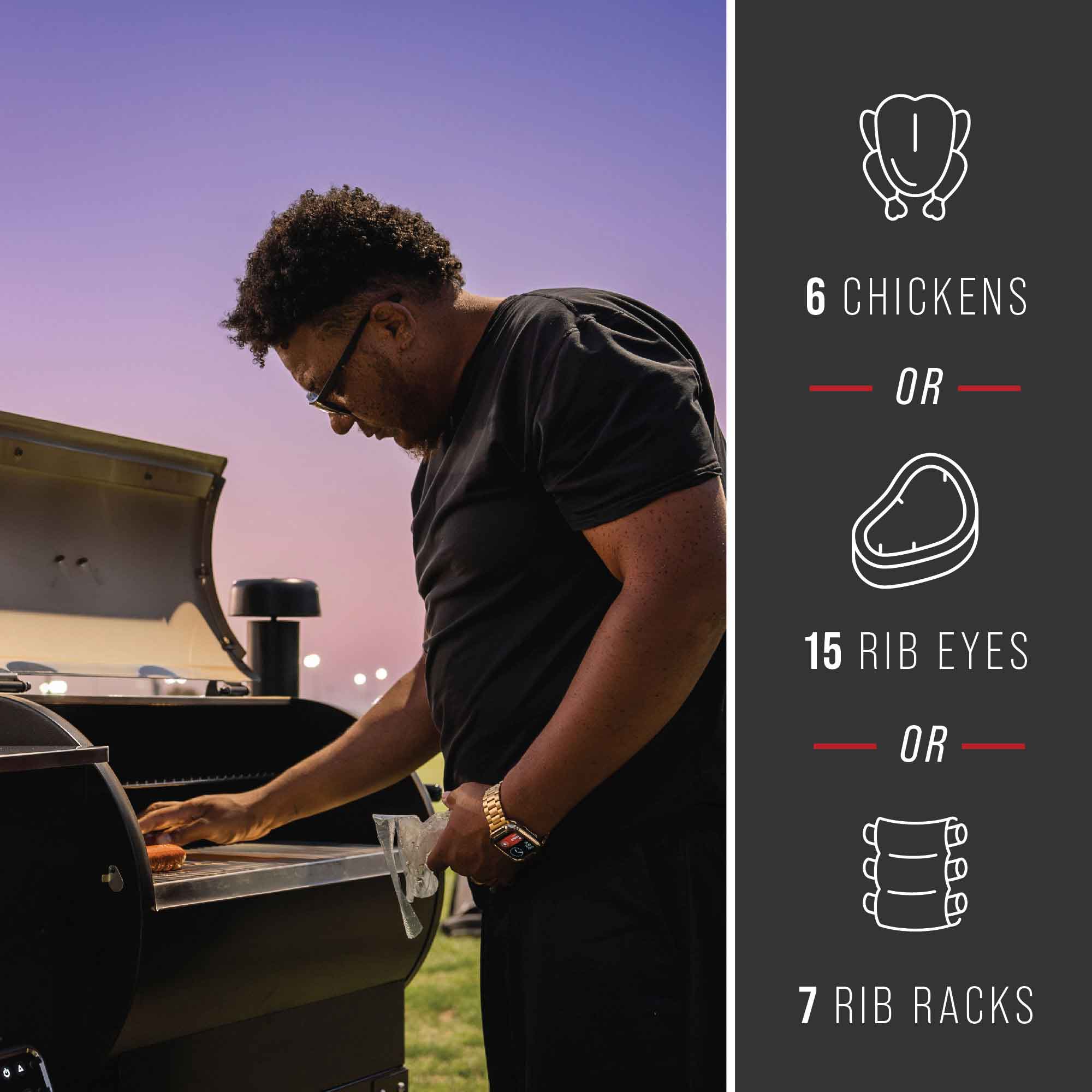 Features 3 - Silverbac® 2.0 Wood Pellet Grill with All-Terrain Cart